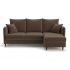 Угловой диван Фьорд цвет коричневый