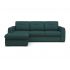 Угловой диван Айдер цвет зеленый