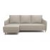 Угловой диван Бьерг цвет белый,бежевый