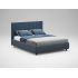 Кровать с подъемным механизмом MOON 1161 цвет серый,синий  (код 349162)