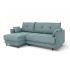 Угловой диван Каролина цвет бирюза,голубой