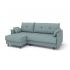 Угловой диван Каролина цвет бирюза,мята