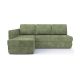 Угловой диван Арно цвет зеленый,оливковый