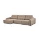 Угловой диван Джефферсон цвет бежевый,коричневый (фото 29183)