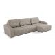 Угловой диван Джефферсон цвет бежевый,серый (фото 325865)