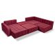 Угловой диван Джефферсон цвет красный,бордовый (фото 29538) Угловой диван Джефферсон цвет красный,бордовый (фото 29538)