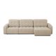 Угловой диван Джефферсон цвет бежевый,серый
