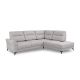 Угловой диван Хадсон цвет серый