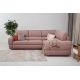 Угловой диван Браун цвет розовый (фото 327195)