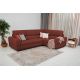 Угловой диван Браун цвет красный,терракот (фото 327284)
