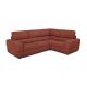 Угловой диван Браун цвет красный,терракот