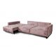 Диван Портленд трехсекционный реальное фото образца цвет розовый (фото 330446)
