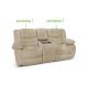 Диван реклайнер с баром Маранта цвет бежевый (фото 341188)