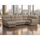 Угловой диван Монако цвет бежевый,коричневый (фото 341889)
