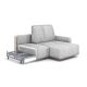 Угловой диван Уолтер цвет серый (фото 343038)