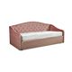 Кровать-тахта с подъемным механизмом Джульетта цвет красный,розовый  (код 450130)