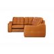Угловой диван Даллас цвет оранжевый,коричневый (фото 15124)