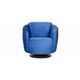 Кресло поворотное Тулип цвет синий (фото 30541)