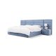 Кровать с подъемным механизмом Патриция MAX цвет синий,голубой  (код 853020)