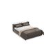 Кровать с подъёмным механизмом MOON 1007 цвет коричневый (фото 155607)