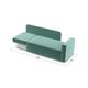 Диван кушетка Марсель 087 цвет зеленый (фото 158526) Диван кушетка Марсель 087 цвет зеленый (фото 158526)