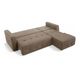 Угловой диван Хэнк модульный цвет коричневый (фото 143831)