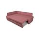 Угловой диван Арно цвет красный (фото 170300)