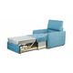 Кресло-кровать Бруно цвет бирюза,голубой (фото 30157)