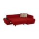 Угловой диван Гранде цвет красный (фото 13026)