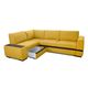 Угловой диван Миста цвет желтый (фото 157291)