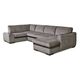 Угловой диван Миста цвет коричневый,серый (фото 163751)