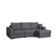 Угловой диван Неаполь-2 цвет серый