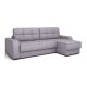 Угловой диван Кембридж цвет серый,сиреневый
