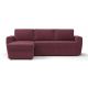 Угловой диван Лакки цвет красный,бордовый
