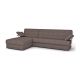 Угловой диван Милан цвет коричневый