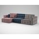 Угловой диван MOON 160 цвет синий,розовый,пестрый