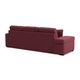 Угловой диван MOON 107 цвет красный,бордовый (фото 184255)