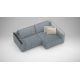 Угловой диван MOON 007 цвет серый (фото 191122)
