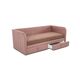 Кровать-тахта с подъемным механизмом Лакко nest BOX цвет красный,розовый (фото 129928)