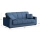 Диван MOON 107 цвет синий (фото 197179)