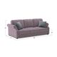 Диван MOON 112 цвет сиреневый (фото 90668)