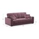 Диван MOON 107 цвет фиолетовый (фото 85896) Диван MOON 107 цвет фиолетовый (фото 85896)