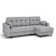 Угловой диван Орлеан цвет серый