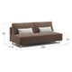 Диван MOON 005 цвет коричневый (фото 203630) Диван MOON 005 цвет коричневый (фото 203630)