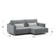 Угловой диван MOON 005 цвет серый (фото 204416) Угловой диван MOON 005 цвет серый (фото 204416)