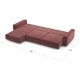 Угловой диван MOON 005 цвет красный,бордовый (фото 205298)
