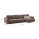 Угловой диван MOON 005 цвет коричневый (фото 205353)