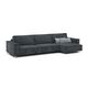 Угловой диван MOON 005 цвет черный,серый Угловой диван MOON 005 цвет черный,серый