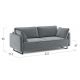 Диван MOON 178 цвет серый (фото 212734) Диван MOON 178 цвет серый (фото 212734)