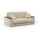 Диван MOON 107 цвет бежевый (фото 219062)
